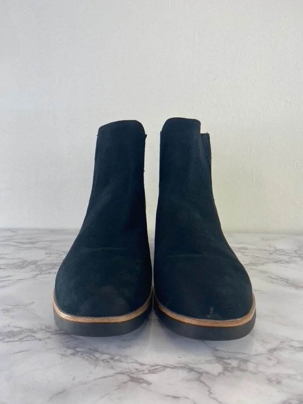 Life Stride Zenith Chelsea Wedge Pull On Boot Black Size 11